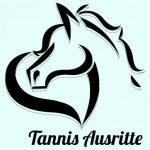 Das Logo von Tannis Ausritte ist ein Pferdekopf mit Herz